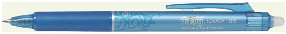 Pilot Gel Pen, Frixion Ball Clicker series Turquoise ink