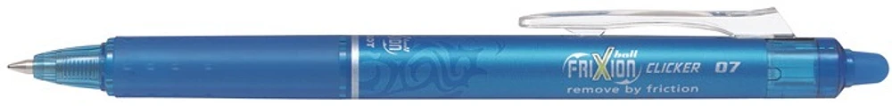 Stylo encre gel Pilot, série Frixion Ball Clicker Encre Turquoise