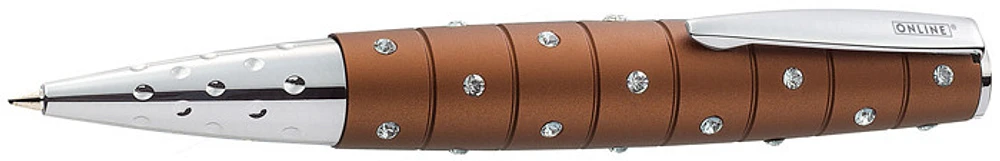 Online Ballpoint pen, Crystal Inspiration series Cognac