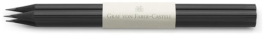 Faber-Castell, Graf von Lead pencil, Pencil series Black (Pack of 3)