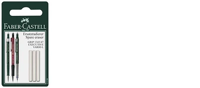 Faber-Castell Pencil eraser replacement, Accessoires series (Tk Vario) (3 erasers)