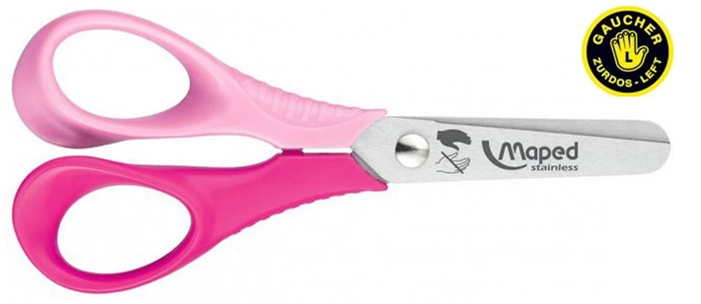Ciseaux pour Gaucher Maped, série Vivo 12 cm Rose