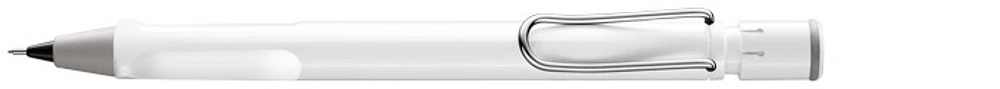 Lamy Mechanical pencil, Safari series White Chrome Clip
