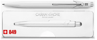 Caran d'Ache Ballpoint pen, Office line  849 series White Popline