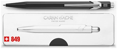 Caran d'Ache Ballpoint pen, Office line 849 series Matte black Popline