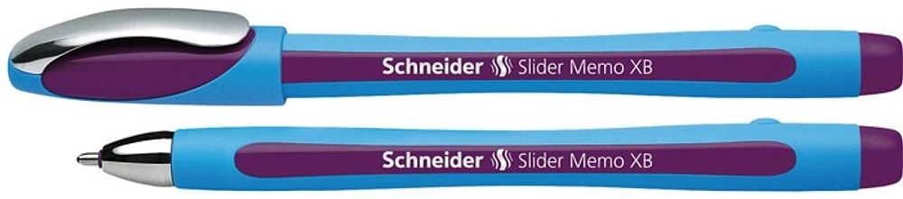 Stylo bille Schneider, série Slider Memo Encre Violet