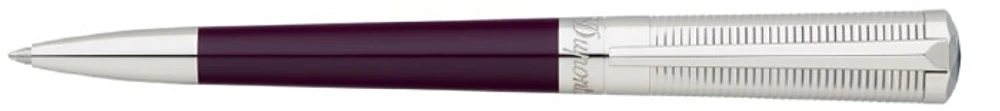 Stylo bille Dupont, S.T., série Liberté Prune/Palladium