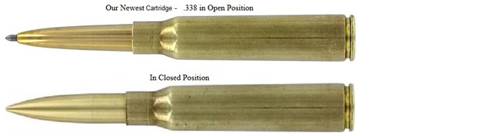 Fisher Spacepen Ballpoint pen, Specialty series Brass (.338 Cartridge)