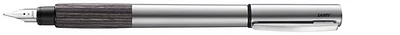 Lamy Fountain pen, Accent AL series Palladium (Grey wood grip)