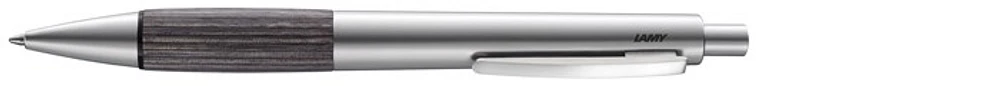 Lamy Ballpoint pen, Accent AL series Palladium (Grey wood grip)