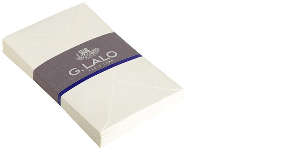 Enveloppe G. Lalo, série Vergé Blanc (C6)