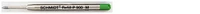 Recharge stylo Schmidt, série Ball Refill Encre verte (P900)