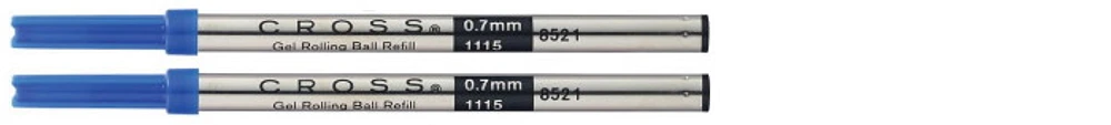 Cross Roller refill, Refill & ink series Blue ink (Pack of 2)