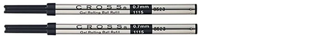 Cross Roller refill, Refill & ink series Black ink (Pack of 2)
