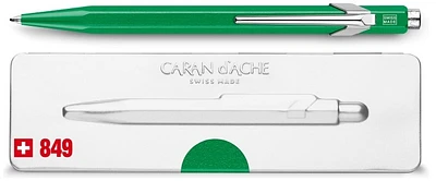 Caran d'Ache Ballpoint pen, 849 Popline Metal-X series Green