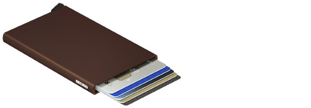 Porte-cartes Secrid, série Cardprotector Brun