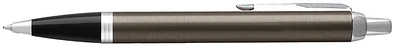 Stylo bille Parker, série IM Gris foncé CT (Dark Espresso Lacquer)