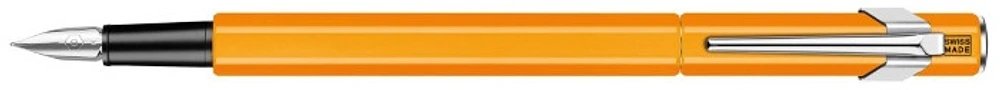 Stylo plume Caran d'Ache, série 849 FP Orange fluo
