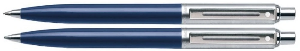 Ensemble stylo bille & porte mines Sheaffer, série Sentinel Bleu/Acier