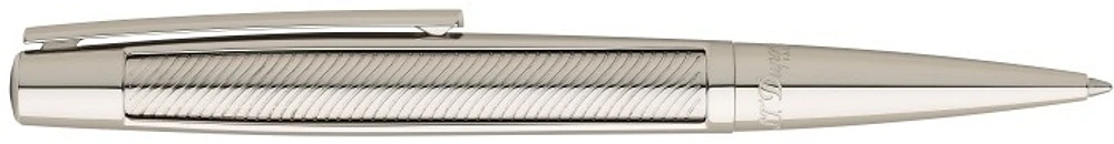 Stylo bille Dupont, S.T., série Défi Vibration Acier inoxydable