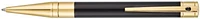 Dupont, S.T. Ballpoint pen, D-Initial series Black GT