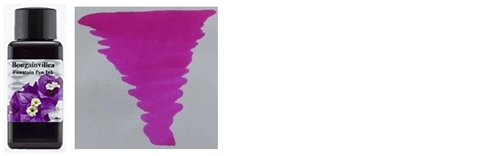 Bouteille d'encre Diamine, série Flower Encre Bougainvillea 30ml 