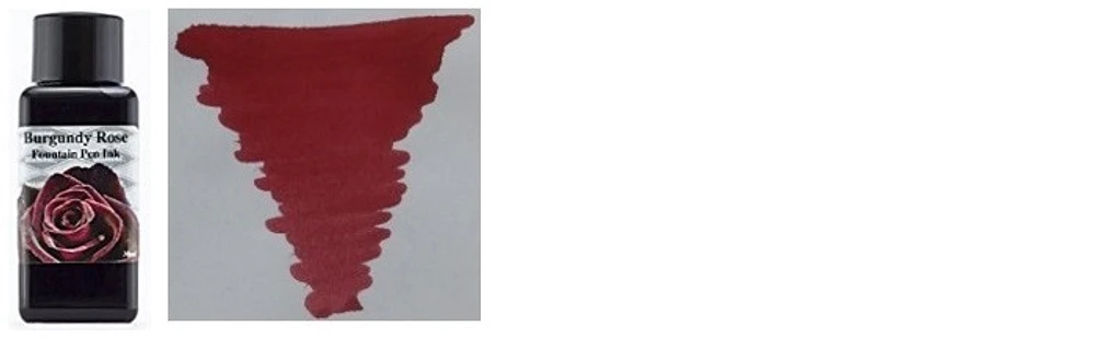 Diamine Ink bottle, Flower series Burgundy Rose ink 30ml
