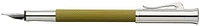 Faber-Castell, Graf von Fountain pen, Guilloche Resin series Olive Green