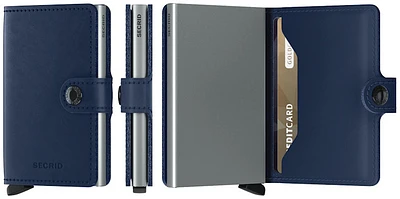 Porte-cartes Secrid, série Miniwallet Original Bleu marin