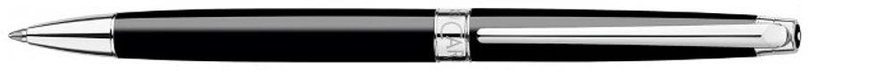 Caran d'Ache Ballpoint pen, Léman Slim series Black ebony CT