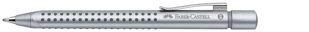 Stylo bille Faber-Castell, série Grip 2011 Chrome satiné