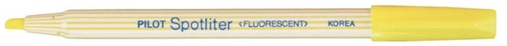Pilot Highlighter, Spotliter series Yellow ink