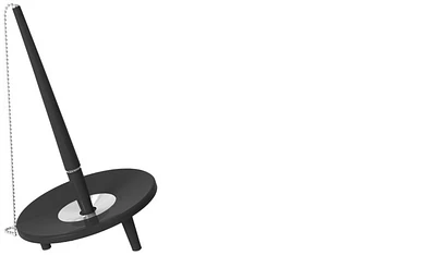 Stylo sur base Ballograf, série Deskset Noir CT (avec chaîne)