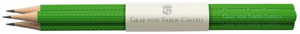 Faber-Castell, Graf von Lead pencil, Pencil series Viper green (Pack of 3)