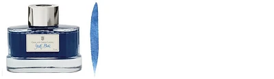 Faber-Castell, Graf von Ink bottle, Encre GvFC Luxury Ink series Gulf blue ink