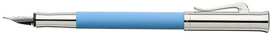 Faber-Castell, Graf von Fountain pen, Guilloche Resin series Gulf blue