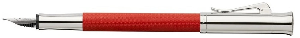 Faber-Castell, Graf von Fountain pen, Guilloche Resin series India red
