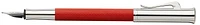 Faber-Castell, Graf von Fountain pen, Guilloche Resin series India red