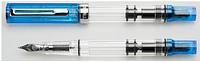 Stylo plume TWSBI, série Eco Bleu transparent