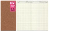 Traveler's Company Agenda refill, Notebook Refill series Cream (110mm x 210mm)