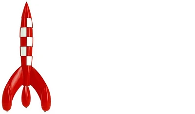 Figurine Tintin, série Décorations Fusée (30cm)