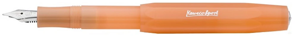 Kaweco Fountain pen, Frosted Sport series Translucent orange (Soft Mandarine)