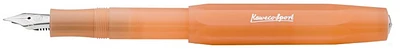 Kaweco Fountain pen, Frosted Sport series Translucent orange (Soft Mandarine)