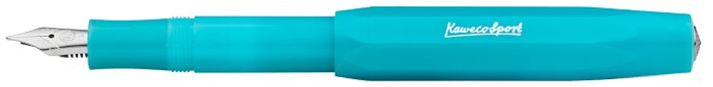 Kaweco Fountain pen, Frosted Sport series Translucent turquoise (Light Blueberry)