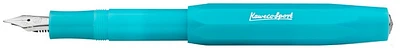 Kaweco Fountain pen, Frosted Sport series Translucent turquoise (Light Blueberry)