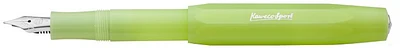 Kaweco Fountain pen, Frosted Sport series Translucent green (Fine Lime)