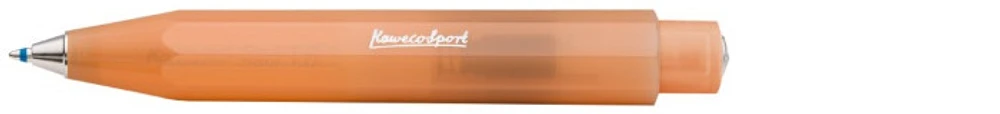 Kaweco Ballpoint pen, Frosted Sport series Translucent orange (Soft Mandarine)