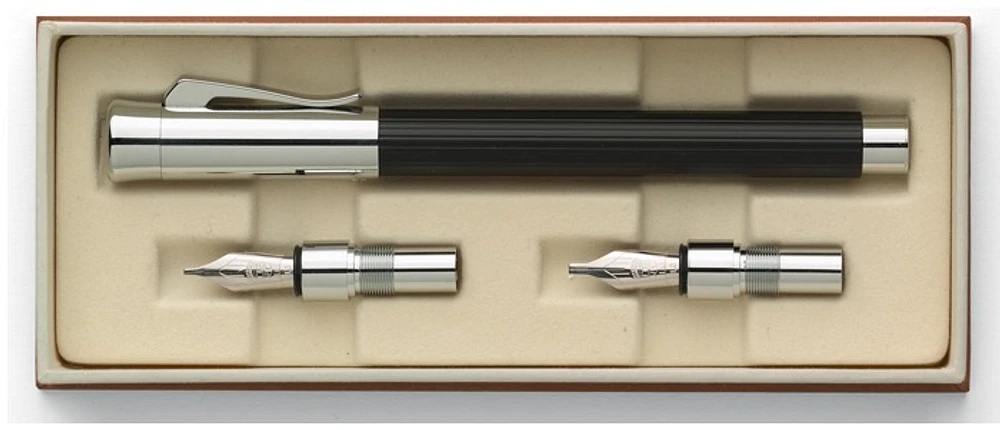 Faber-Castell, Graf von Fountain pen set, Tamitio Calligraphy series Black