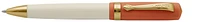 Kaweco Ballpoint pen, Student series Ivory/Orange Gt (70's Soul)