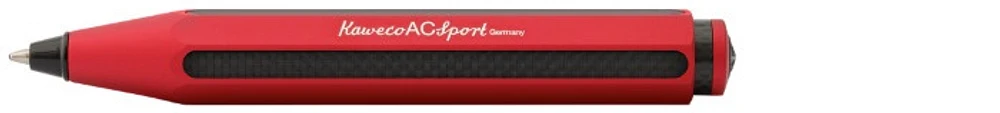 Kaweco Ballpoint pen, AC Sport series Red/Carbon